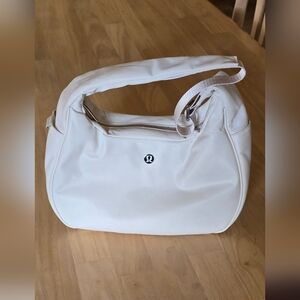 Lululemon Athletica Cream Shoulder Bag